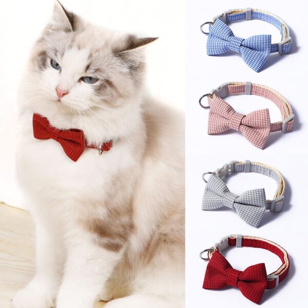 collier-a-petits-carreaux-nœud-papillon-pour-chat-noeud