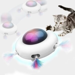 jouet-interactif-électrique-pour-chat-UFO-plumeau-éducatif-intelligent-automatique-LED-USB-rechargeable-chasse-instinct